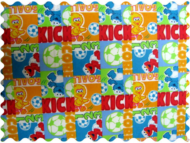 Fabric Shop Sesame Street Sports Fabric Yard Baby Crib