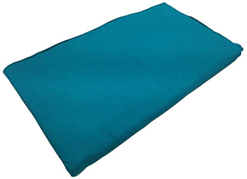 3 Pack - Solid Teal Jersey Fabric Strips - 24` x 40`