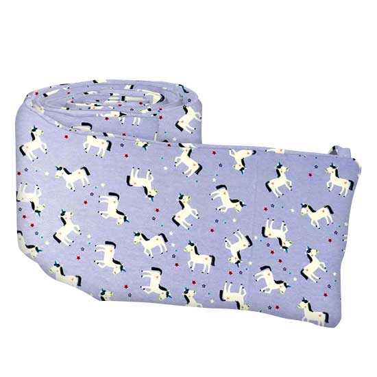 Unicorns Lavender Portable Crib Bumpers Sheetworld