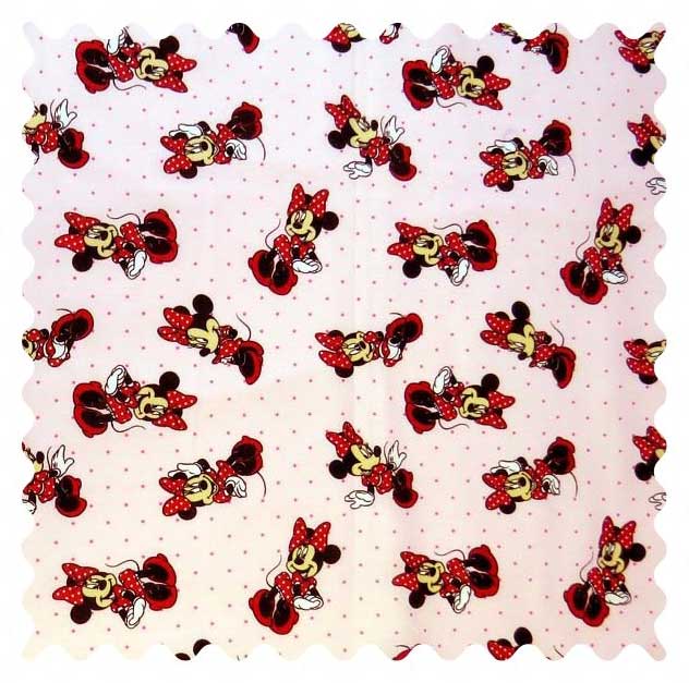 Minnie Mouse Pink Fabric | Fabric Shop Sheets | Sheetworld