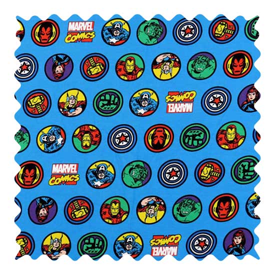 Marvel Comics Fabric - 100% Cotton Jersey - 23 x 58 inches