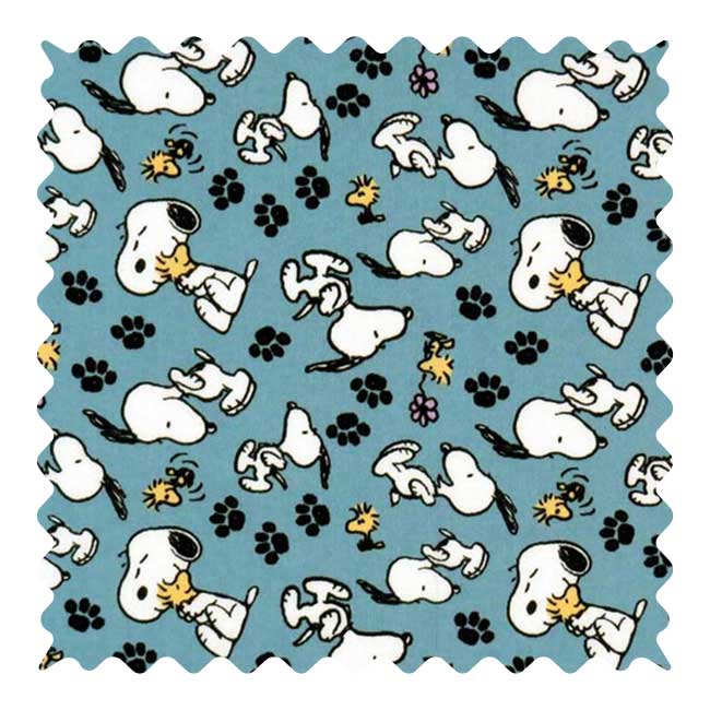 Snoopy Fabric - 100% Cotton - 23 x 45 Inches