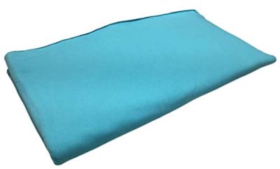 3 Pack - Solid Aqua Jersey Fabric Strips - 25` x 46`