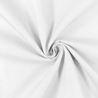 Solid White Woven Fabric