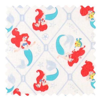Little Mermaid Fabric - 100% Cotton - 12 x 16 Inches